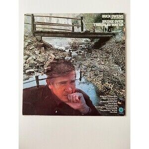 Buck Owens Bridge Over Troubled Waters LP 1971 Capitol SW-8-0685 G+ Cleaned